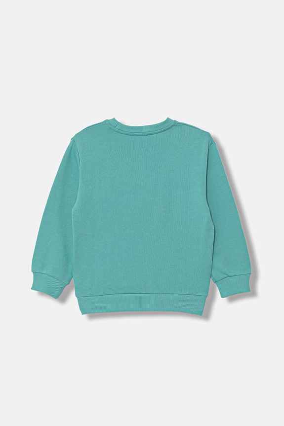 United Colors of Benetton hanorac pentru copii, din bumbac 3NBMG10M9.P.Stagionale turcoaz SS26
