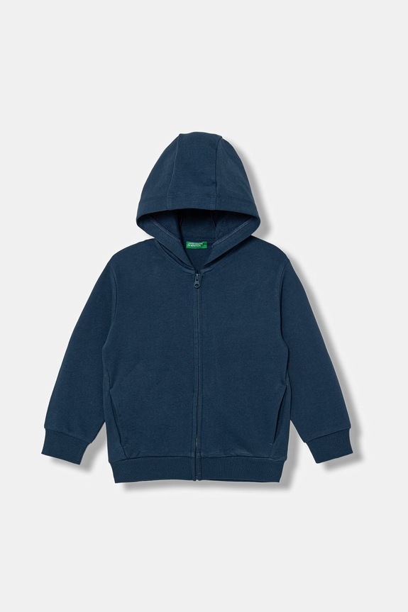 United Colors of Benetton hanorac pentru copii, din bumbac bleumarin 3NBMG504D.P.Stagionale