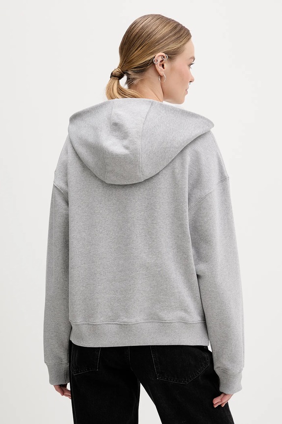 Ruházat Tommy Jeans pamut melegítőfelső DW0DW21924 szürke