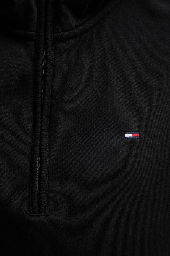 Βαμβακερή μπλούζα Tommy Jeans DW0DW21924 μαύρο