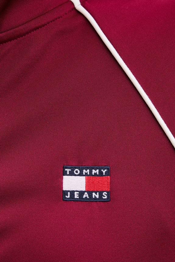 Tommy Jeans bluză DW0DW21930 burgundia