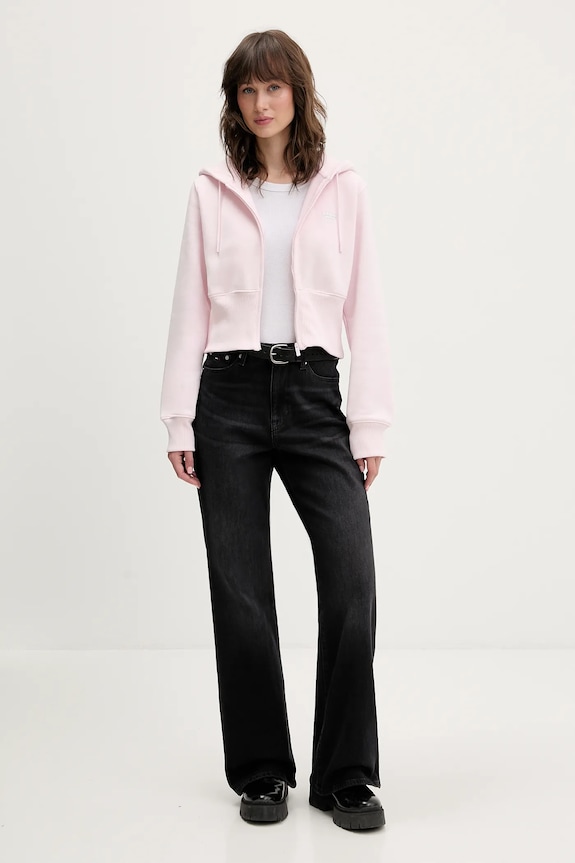 Tommy Jeans bluză DW0DW21943 roz SS26