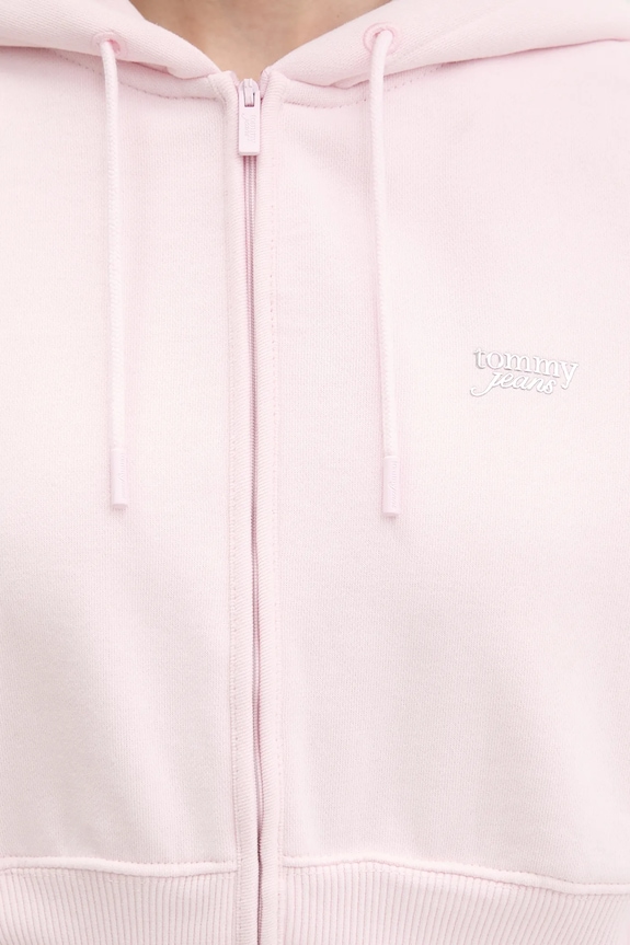 Tommy Jeans bluză DW0DW21943 roz