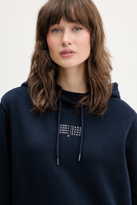 Mikina Tommy Jeans tmavomodrá DW0DW22080