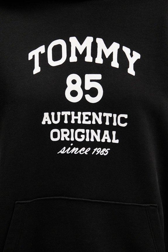 Bavlnená mikina Tommy Jeans DW0DW22603 čierna