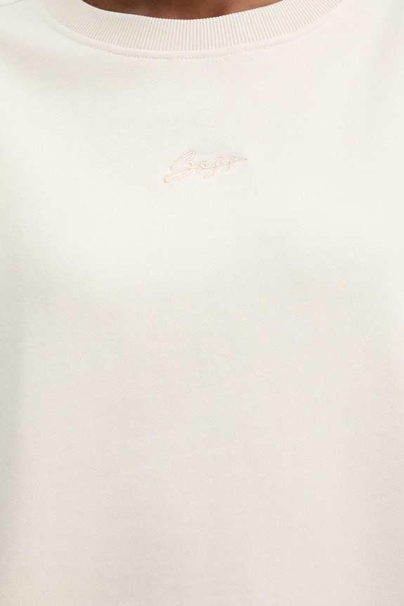 Pamučna dukserica BOSS Orange C Ever 50554711 bež