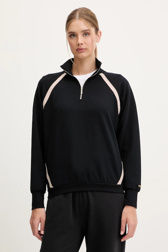 Кофта BOSS Mirage Sweatshirt з еластаном чорний 50557207