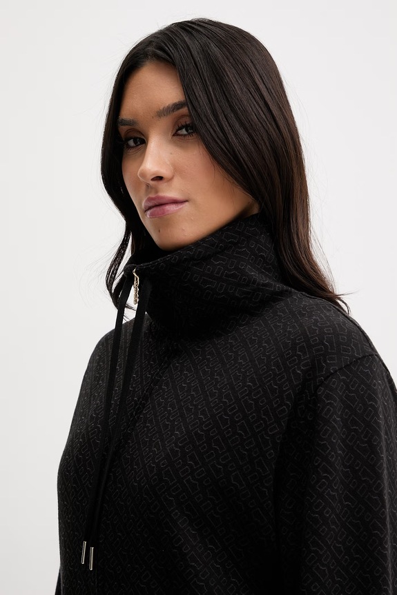 Mikina BOSS Monogram J. Jacket čierna 50557296