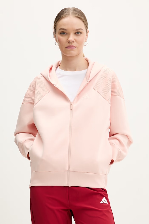 adidas bluza The Future Icons z kapturem różowy KB4231