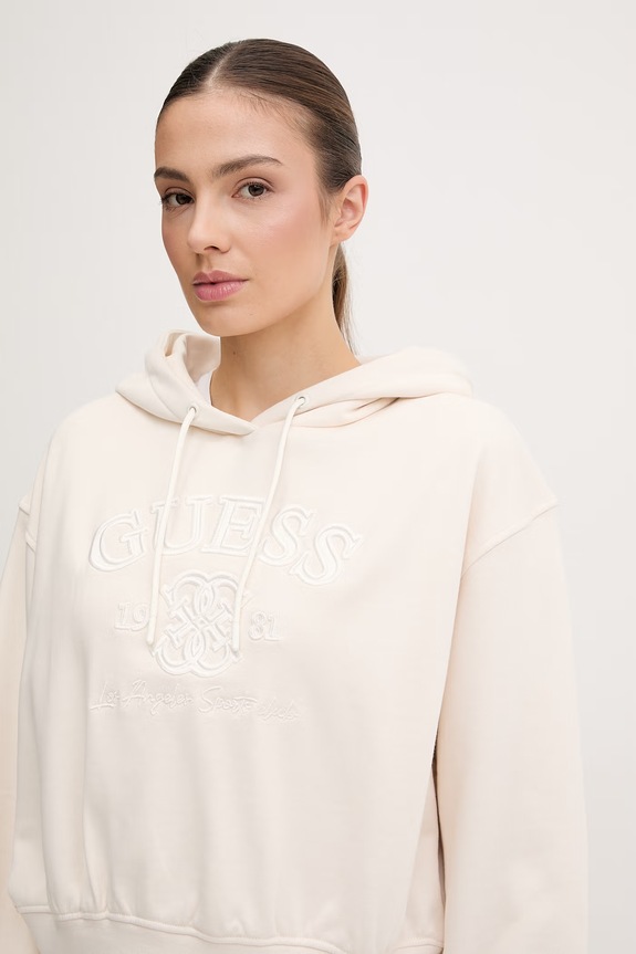 Суичър Guess YAYOI бежов V6RQ03.KD761