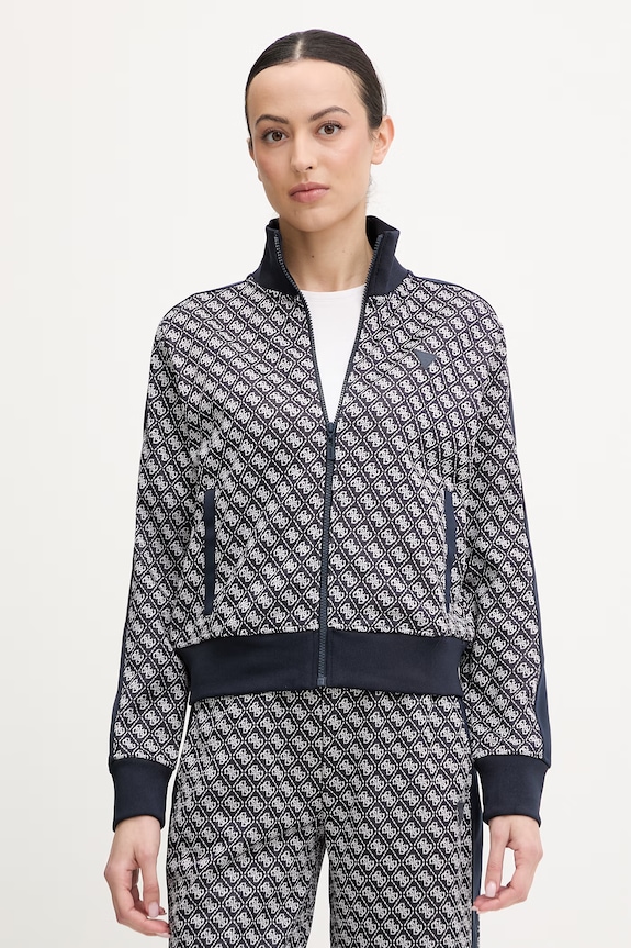 Dukserica Guess MAYA bez kapuljače mornarsko plava V6RQ08.K2042