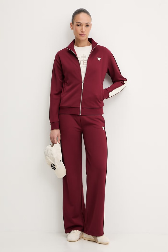 Dukserica Guess MARLENE V6RQ09.KCYF2 bordo SS26