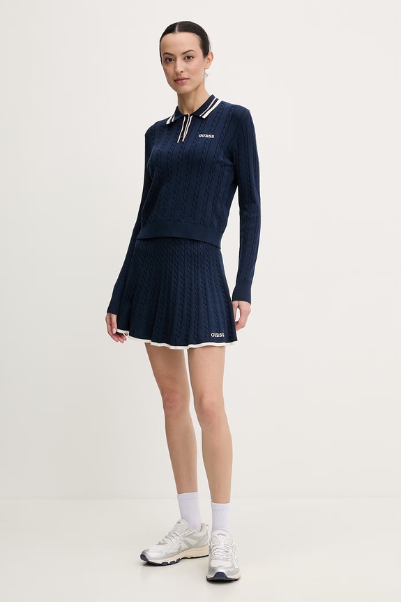 Guess sweter SHARI V6RR01.Z4652 granatowy SS26