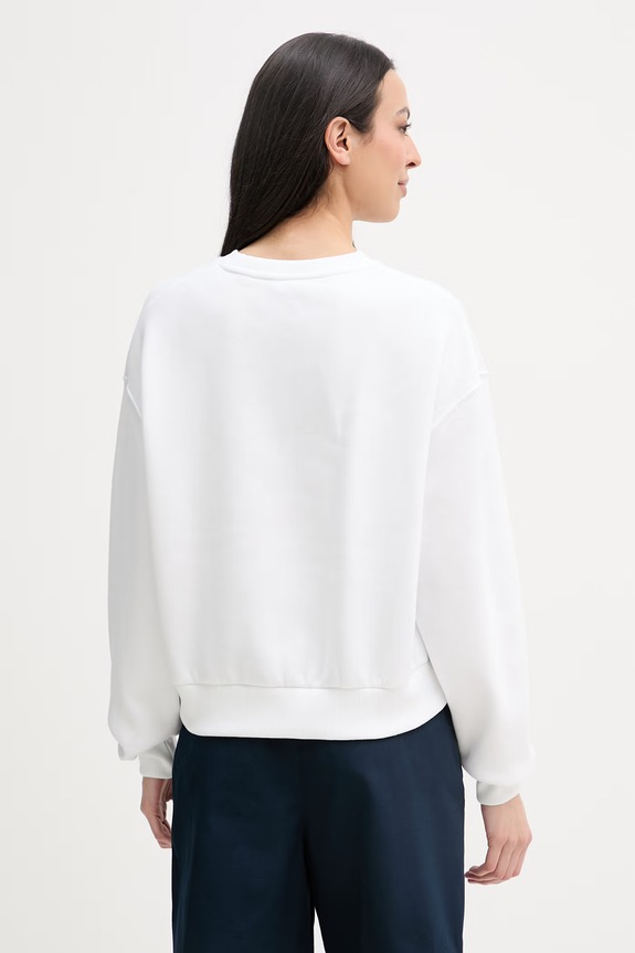 Îmbrăcăminte Tommy Hilfiger hanorac de damă din bumbac WW0WW47831 alb
