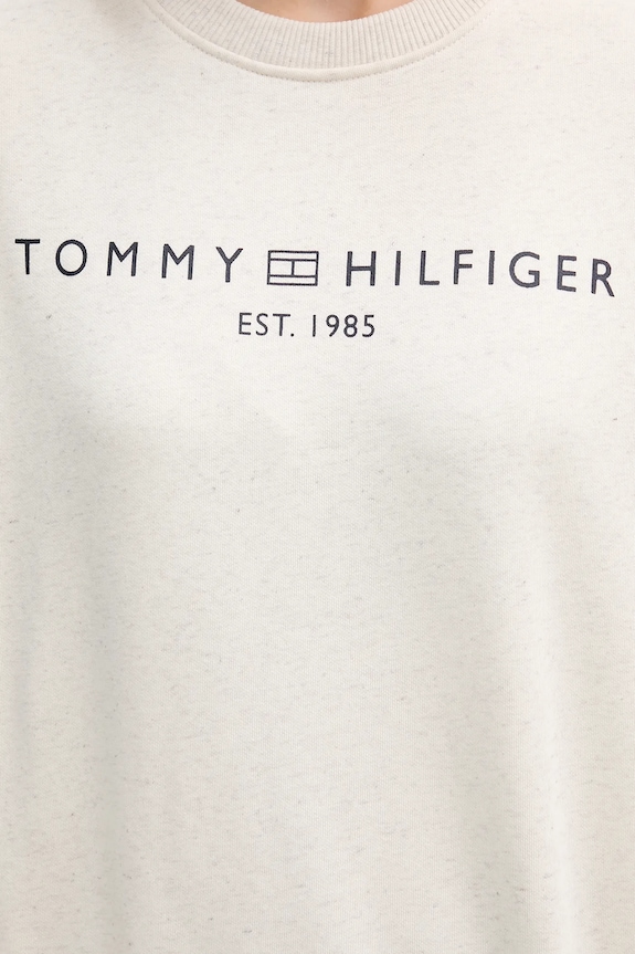 Tommy Hilfiger mikina dámska z bavlnou WW0WW47831 béžová
