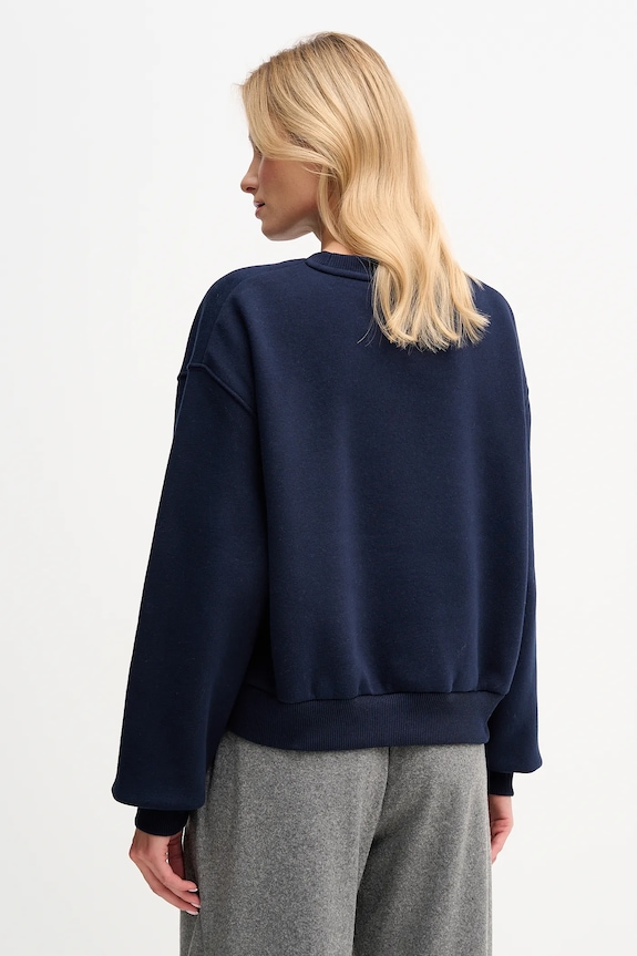 Îmbrăcăminte Tommy Hilfiger hanorac de damă cu bumbac WW0WW47831 bleumarin