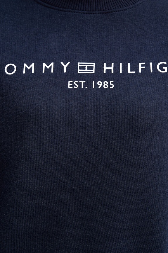 Tommy Hilfiger hanorac de damă cu bumbac WW0WW47831 bleumarin