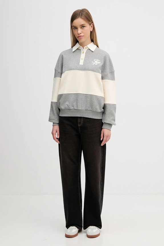 Tommy Hilfiger bluză WW0WW48785 gri SS26
