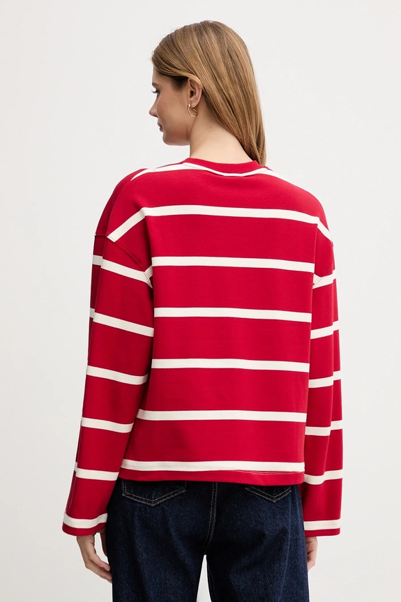 Oblečenie Tričko s dlhým rukávom Tommy Hilfiger WW0WW48431 červená