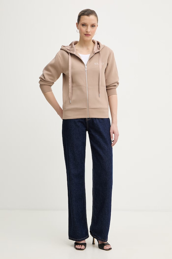 Guess bluza W6RQ12.KBYE2 beżowy SS26