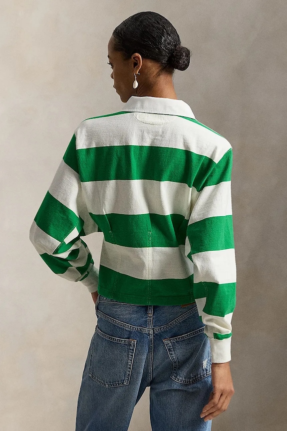 Polo Ralph Lauren hanorac de bumbac 211971746 verde SS26