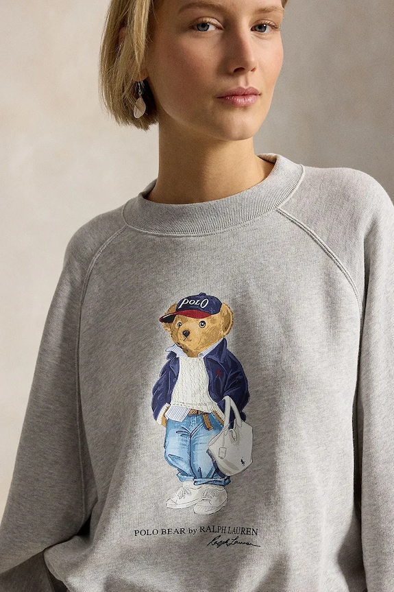 Polo Ralph Lauren bluză gri 211A96185
