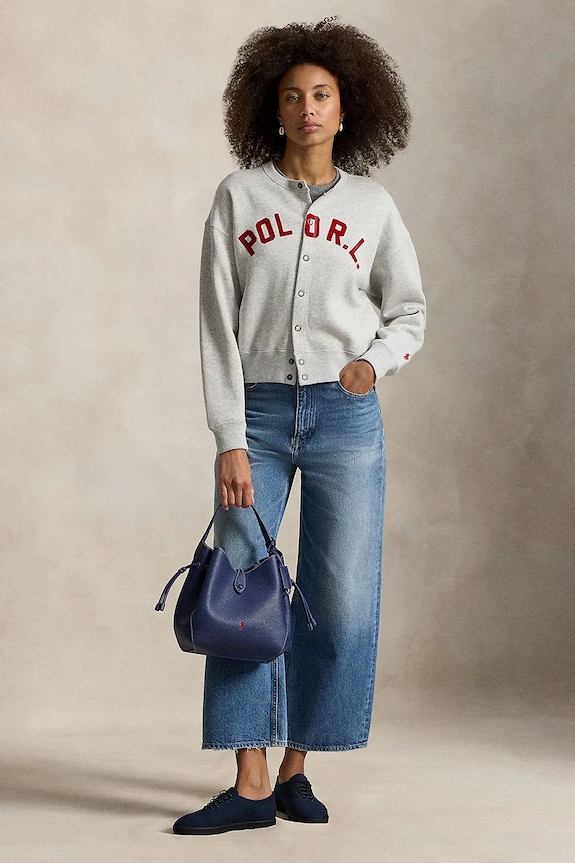 Oblečenie Mikina Polo Ralph Lauren 211A96268 sivá