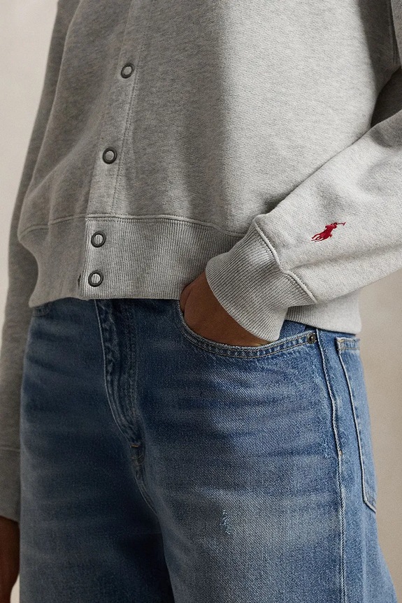 Mikina Polo Ralph Lauren sivá 211A96268