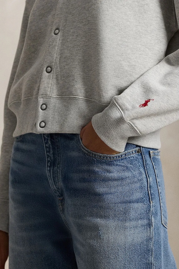 Mikina Polo Ralph Lauren sivá 211A96268