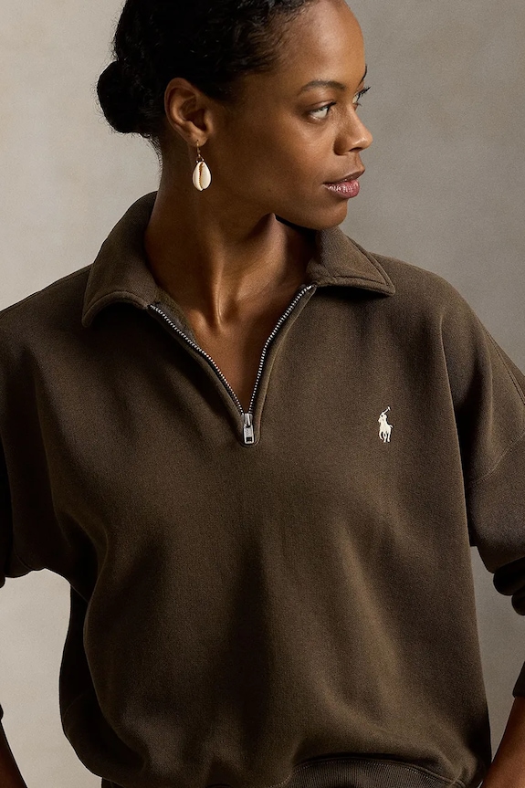 Μπλούζα Polo Ralph Lauren καφέ 211B18685