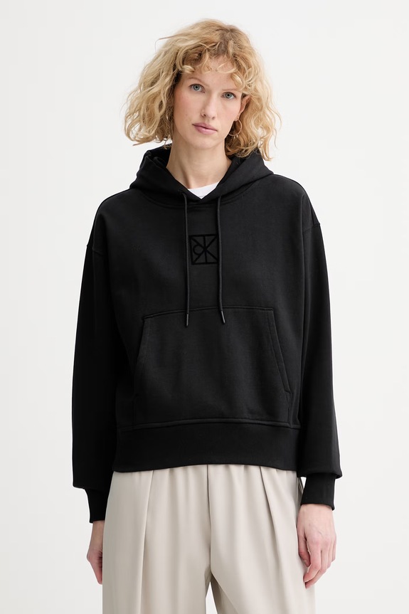 Calvin Klein bluza z kapturem czarny LV047E240G