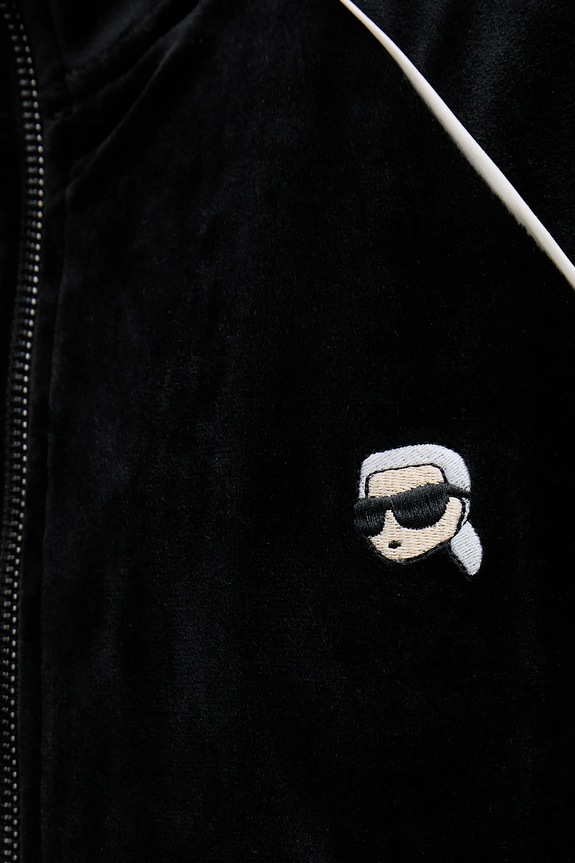 Karl Lagerfeld bluză IKON B1W20029 negru