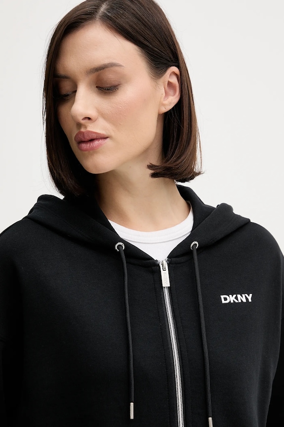 Mikina Dkny čierna DP6J9665