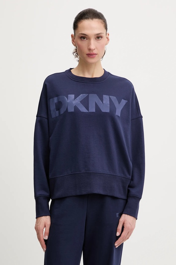 Mikina Dkny bez kapucne modrá DP6T1561