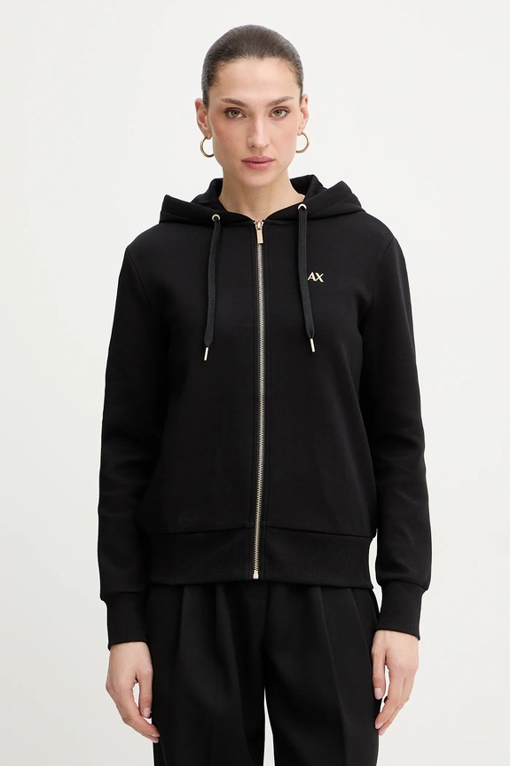 Mikina Armani Exchange nášivka čierna XW002843.AF10818