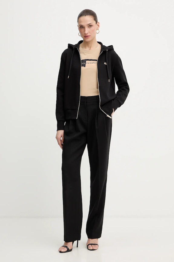 Mikina Armani Exchange XW002843.AF10818 čierna SS26