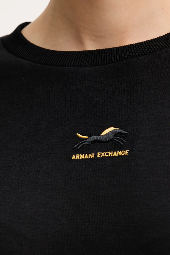 Armani Exchange bluză XW001853.AF13397 negru