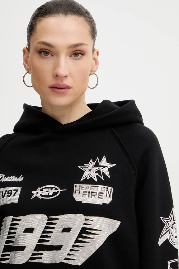 Bavlnená mikina ZADIG&VOLTAIRE JWSS01675 čierna