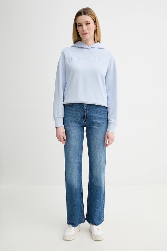 Marc O'Polo bluza bawełniana 600407354165 niebieski SS26