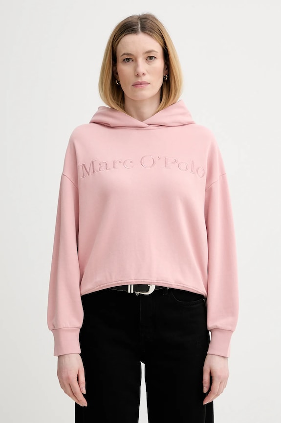 Хлопковая кофта Marc O'Polo хлопок розовый 600407354165