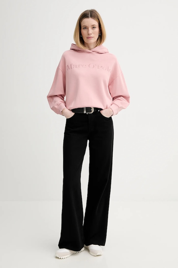 Хлопковая кофта Marc O'Polo 600407354165 розовый SS26