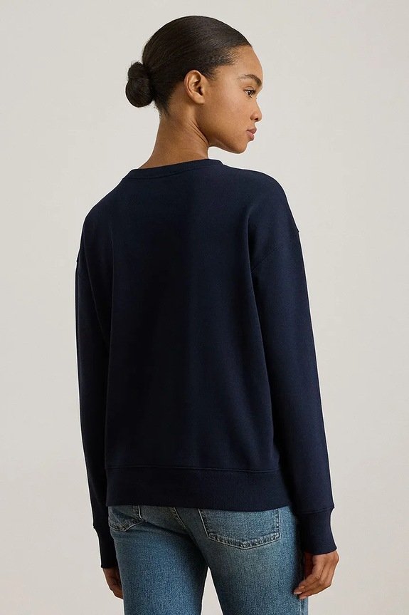 Lauren Ralph Lauren bluză 200P03726 bleumarin SS26
