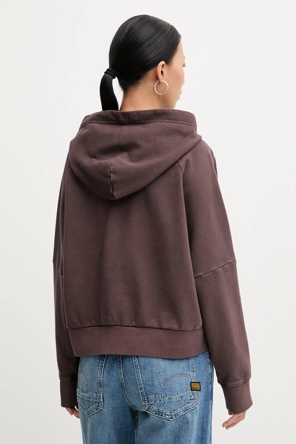 Odzież G-Star bluza bawełniana Collegic D27266.D969 brązowy