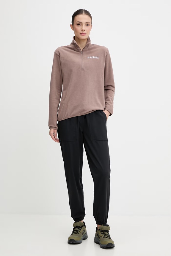 Αθλητική μπλούζα adidas TERREX JM3119 καφέ SS26