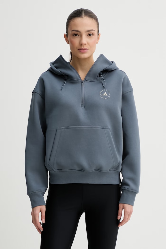 adidas by Stella McCartney Mikina dámska modrá JZ0651