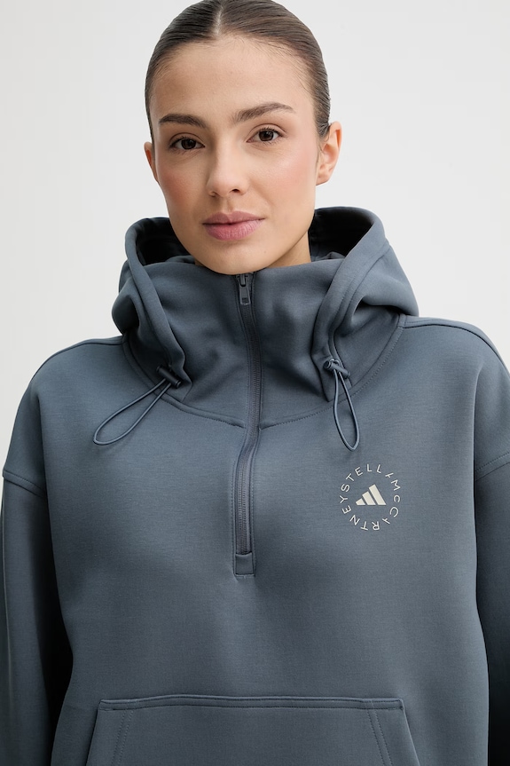 adidas by Stella McCartney Mikina dámska modrá JZ0651