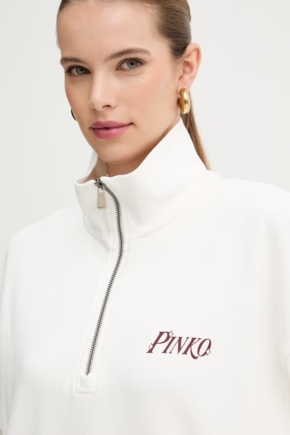 Pinko hanorac de bumbac alb 106360.A34U