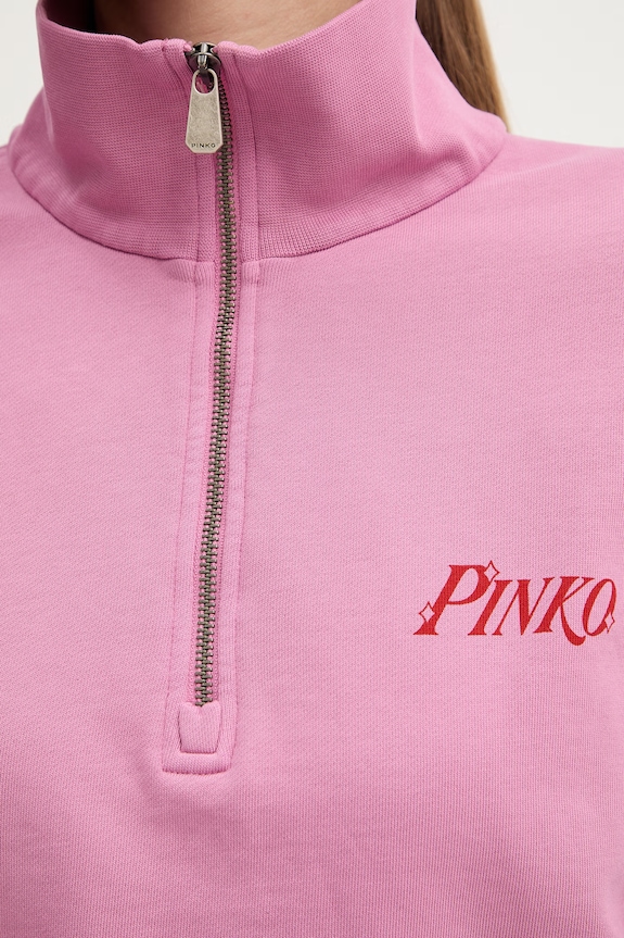 Pinko hanorac de bumbac 106360.A34U roz
