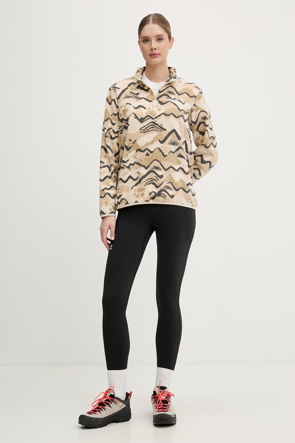 Jack Wolfskin melegítőfelső női Paw Era 100 A65983 bézs SS26
