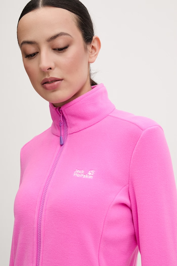 Jack Wolfskin termo mikina dámska Taunus 100 ružová A65796